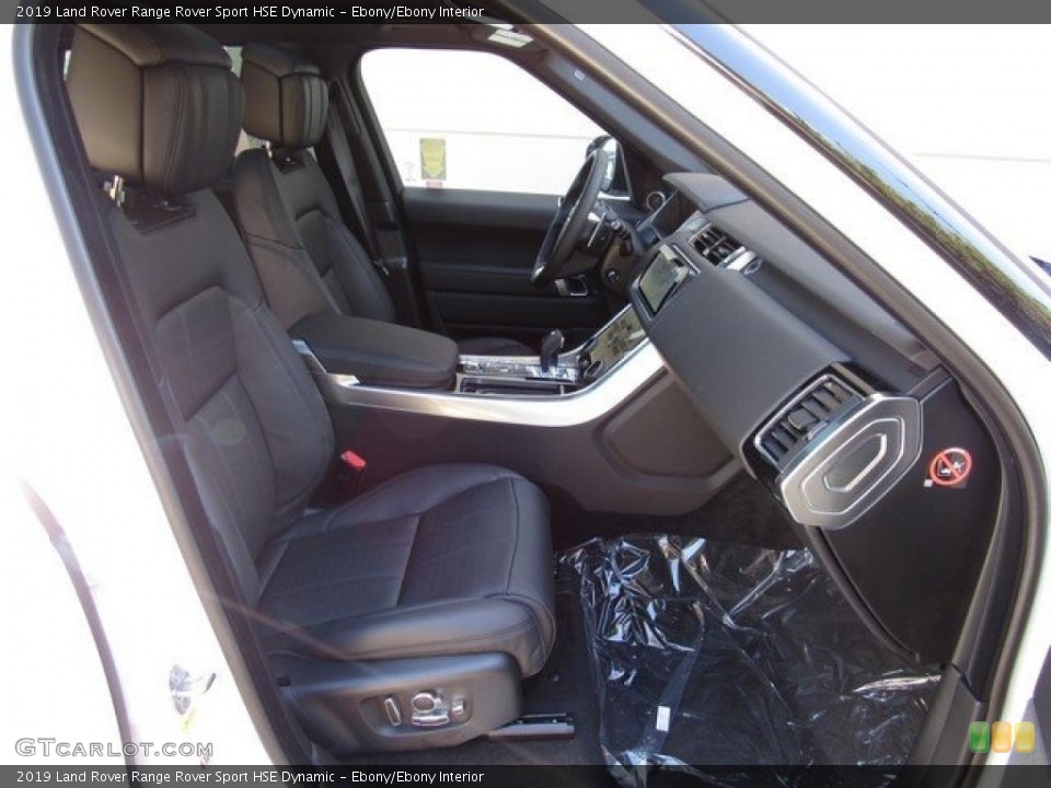 Ebony/Ebony Interior Front Seat for the 2019 Land Rover Range Rover Sport HSE Dynamic #129908004