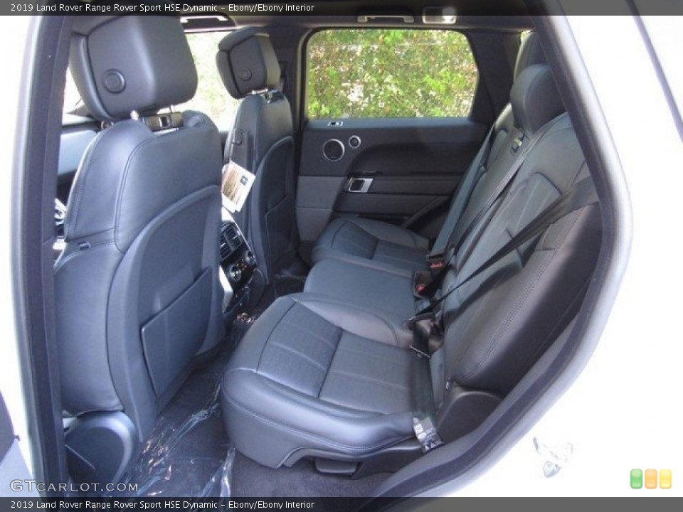 Ebony/Ebony Interior Rear Seat for the 2019 Land Rover Range Rover Sport HSE Dynamic #129908151