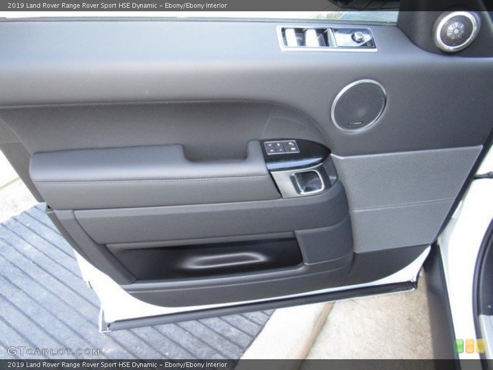 Ebony/Ebony Interior Door Panel for the 2019 Land Rover Range Rover Sport HSE Dynamic #129908340