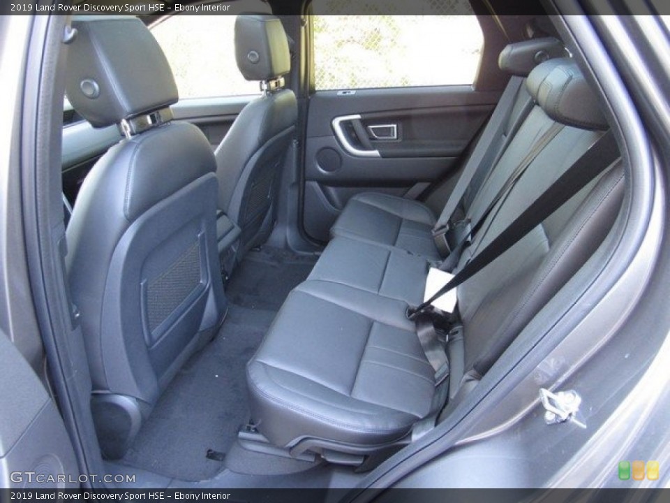 Ebony Interior Rear Seat for the 2019 Land Rover Discovery Sport HSE #129908412
