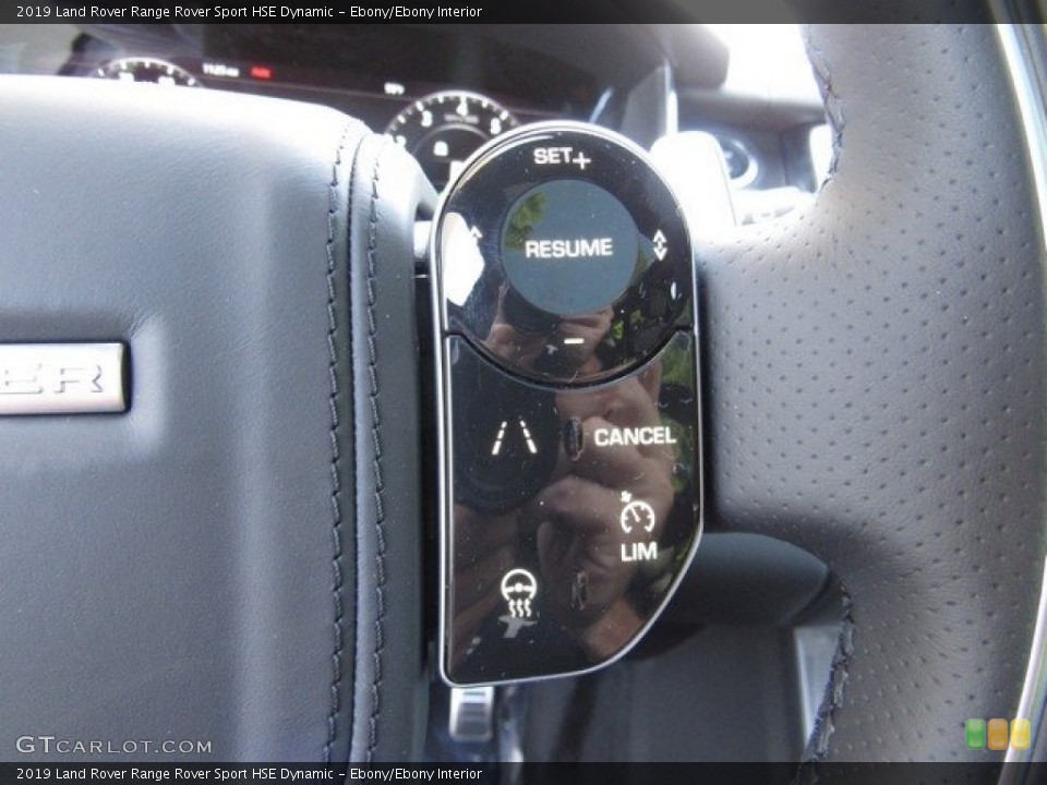 Ebony/Ebony Interior Steering Wheel for the 2019 Land Rover Range Rover Sport HSE Dynamic #129908427