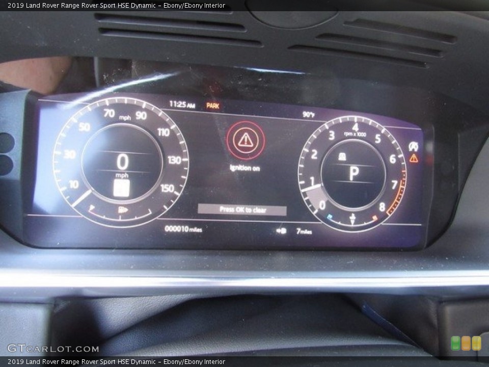 Ebony/Ebony Interior Gauges for the 2019 Land Rover Range Rover Sport HSE Dynamic #129908445