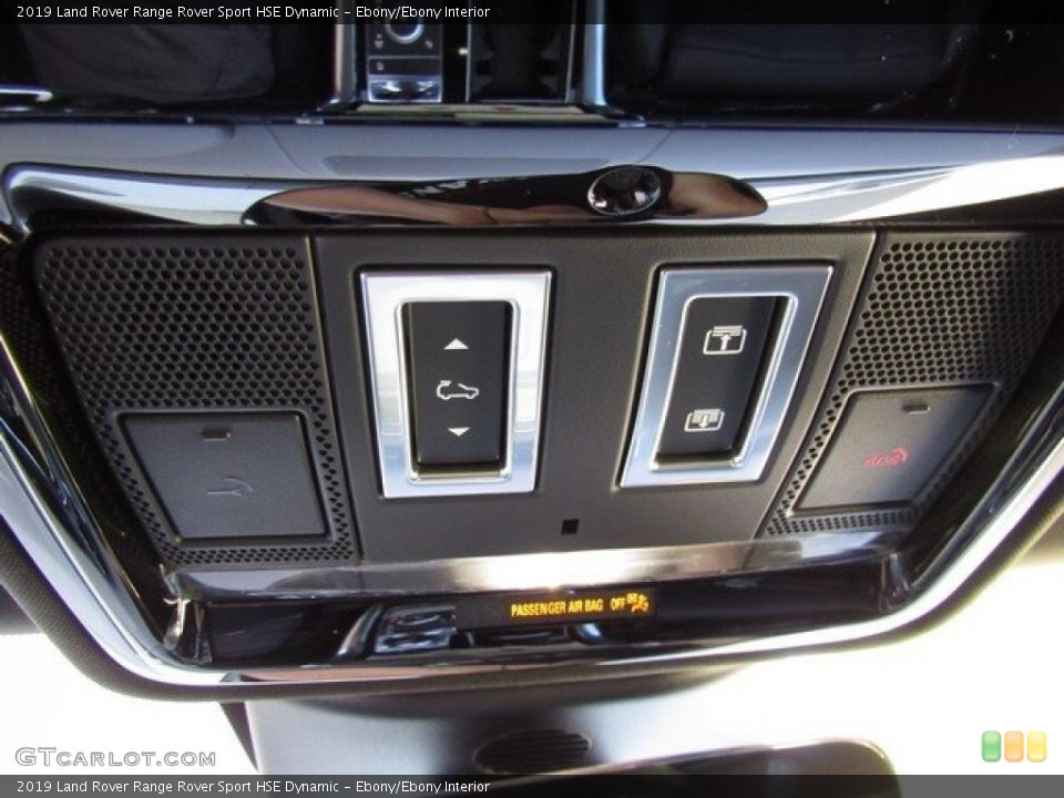 Ebony/Ebony Interior Controls for the 2019 Land Rover Range Rover Sport HSE Dynamic #129908562