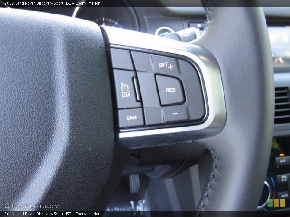 Ebony Interior Steering Wheel for the 2019 Land Rover Discovery Sport HSE #129908721