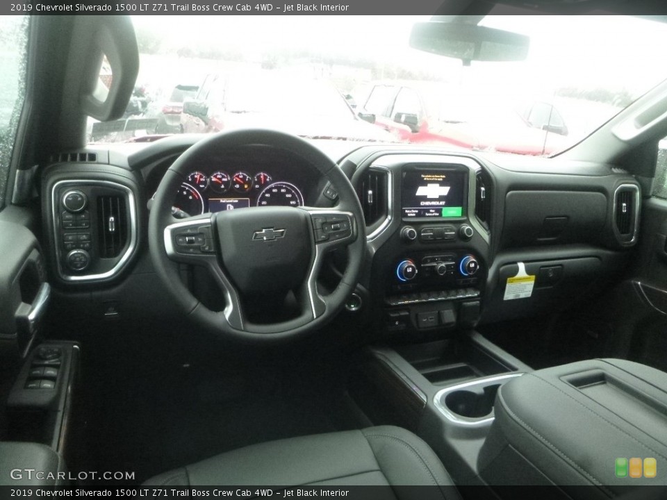 Jet Black Interior Front Seat for the 2019 Chevrolet Silverado 1500 LT Z71 Trail Boss Crew Cab 4WD #129920080