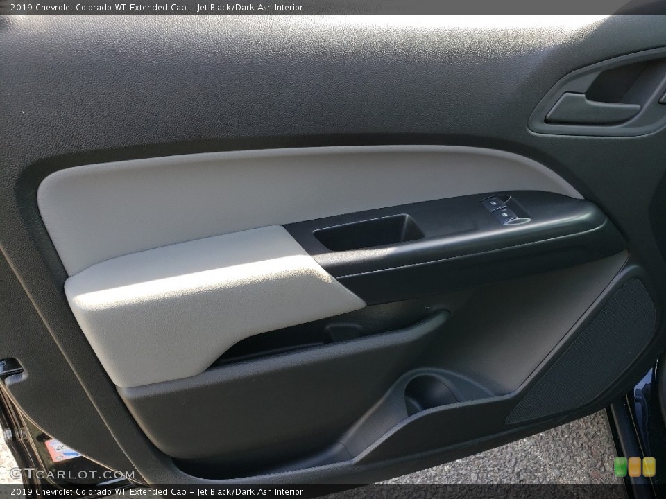 Jet Black/Dark Ash Interior Door Panel for the 2019 Chevrolet Colorado WT Extended Cab #129927319