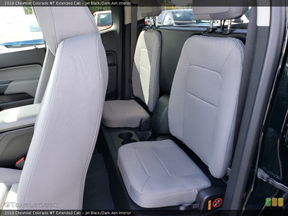 Jet Black/Dark Ash Interior Rear Seat for the 2019 Chevrolet Colorado WT Extended Cab #129927349