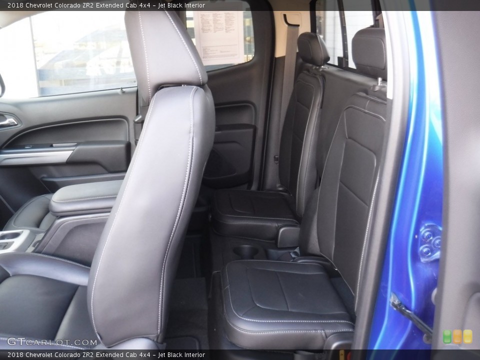 Jet Black Interior Rear Seat for the 2018 Chevrolet Colorado ZR2 Extended Cab 4x4 #129927601