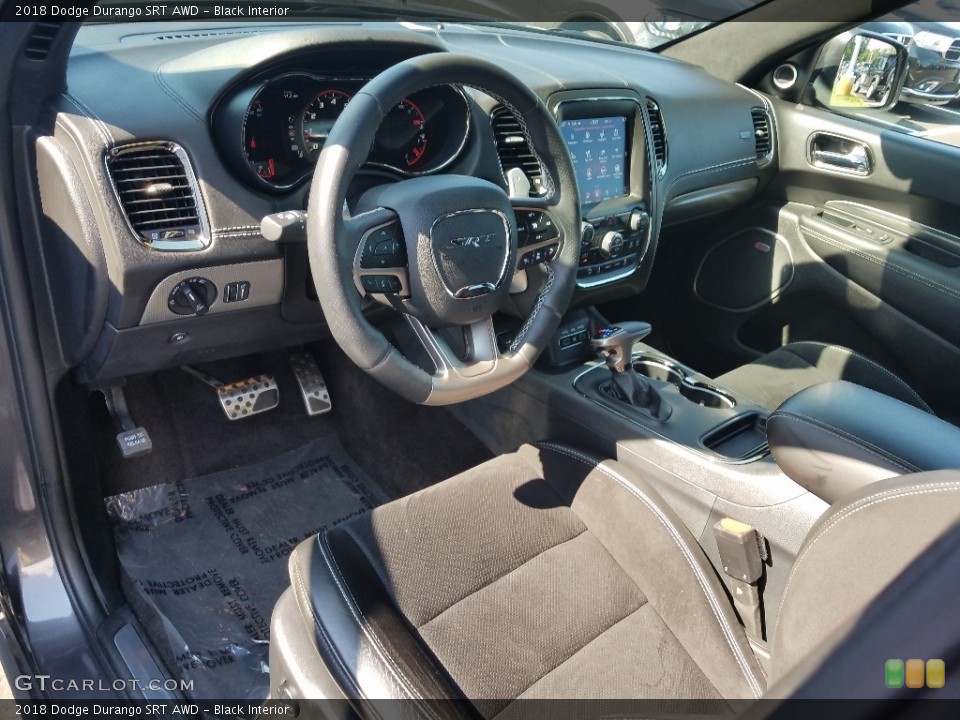 Black Interior Front Seat for the 2018 Dodge Durango SRT AWD #129928468