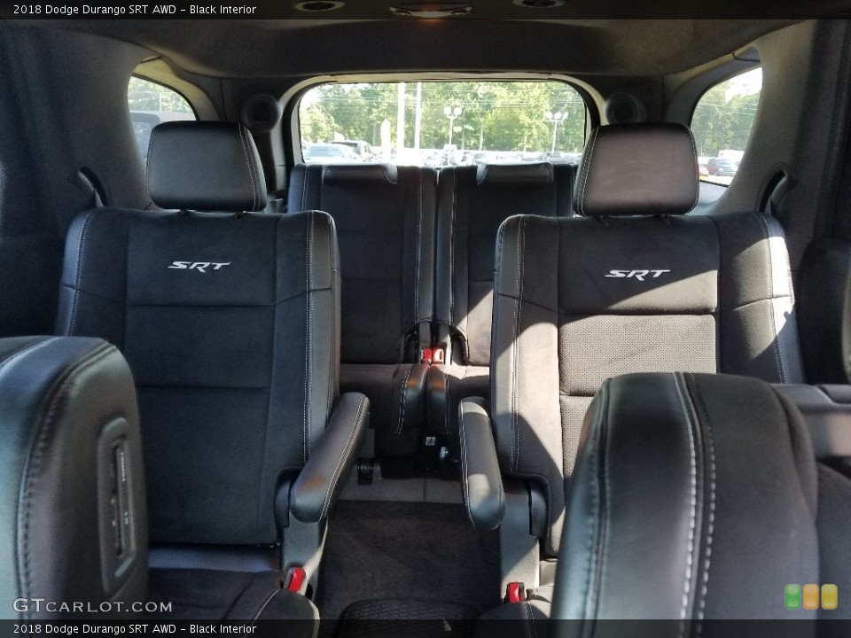 Black Interior Rear Seat for the 2018 Dodge Durango SRT AWD #129928531