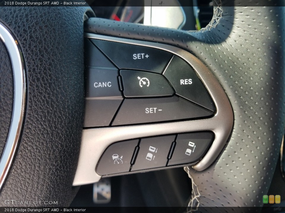 Black Interior Steering Wheel for the 2018 Dodge Durango SRT AWD #129928555