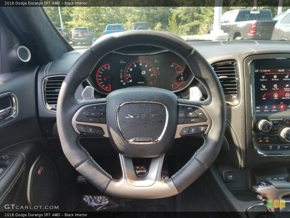 Black Interior Steering Wheel for the 2018 Dodge Durango SRT AWD #129928681