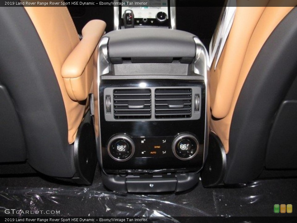 Ebony/Vintage Tan Interior Controls for the 2019 Land Rover Range Rover Sport HSE Dynamic #129929005