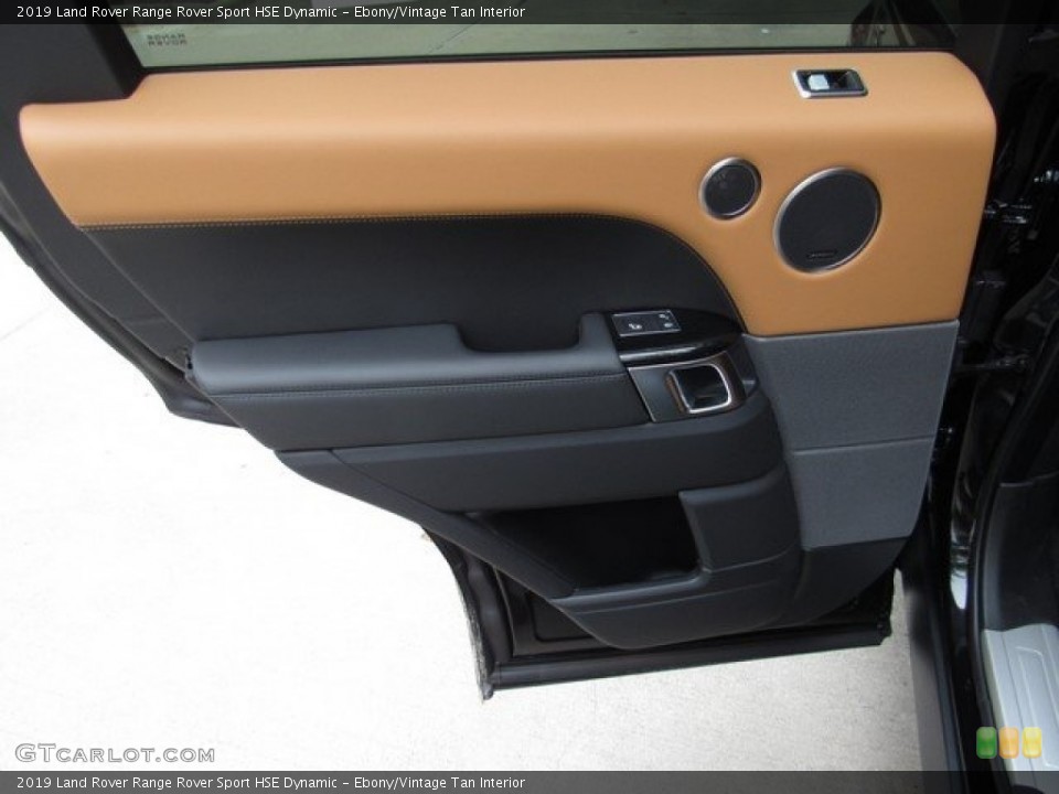 Ebony/Vintage Tan Interior Door Panel for the 2019 Land Rover Range Rover Sport HSE Dynamic #129929110