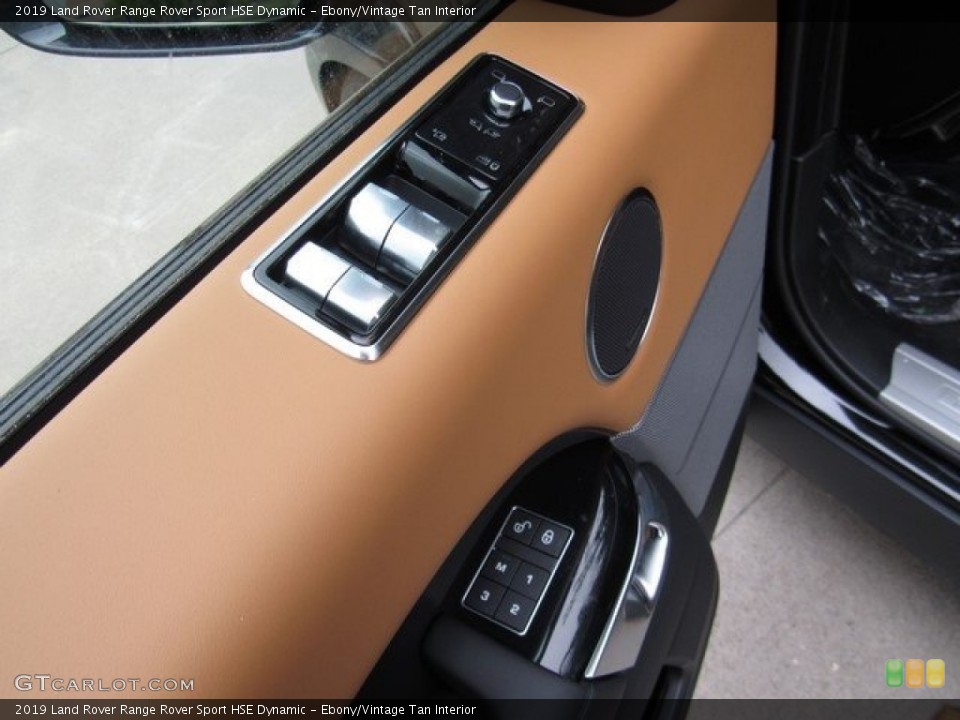 Ebony/Vintage Tan Interior Controls for the 2019 Land Rover Range Rover Sport HSE Dynamic #129929143