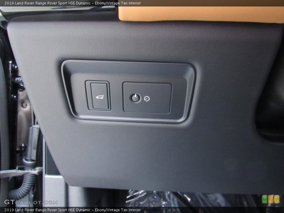 Ebony/Vintage Tan Interior Controls for the 2019 Land Rover Range Rover Sport HSE Dynamic #129929176