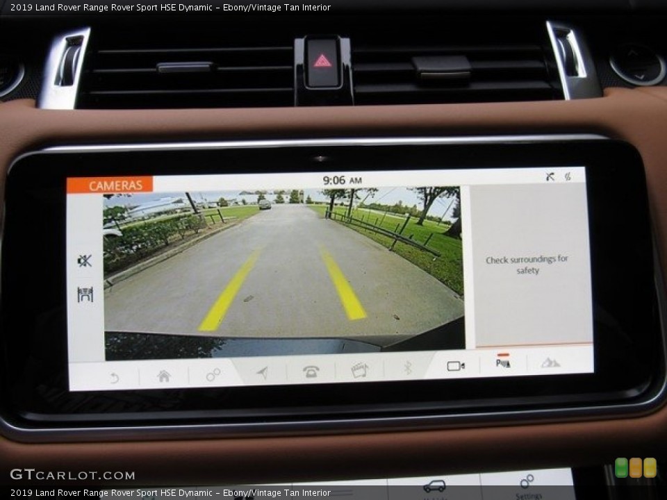 Ebony/Vintage Tan Interior Controls for the 2019 Land Rover Range Rover Sport HSE Dynamic #129929287