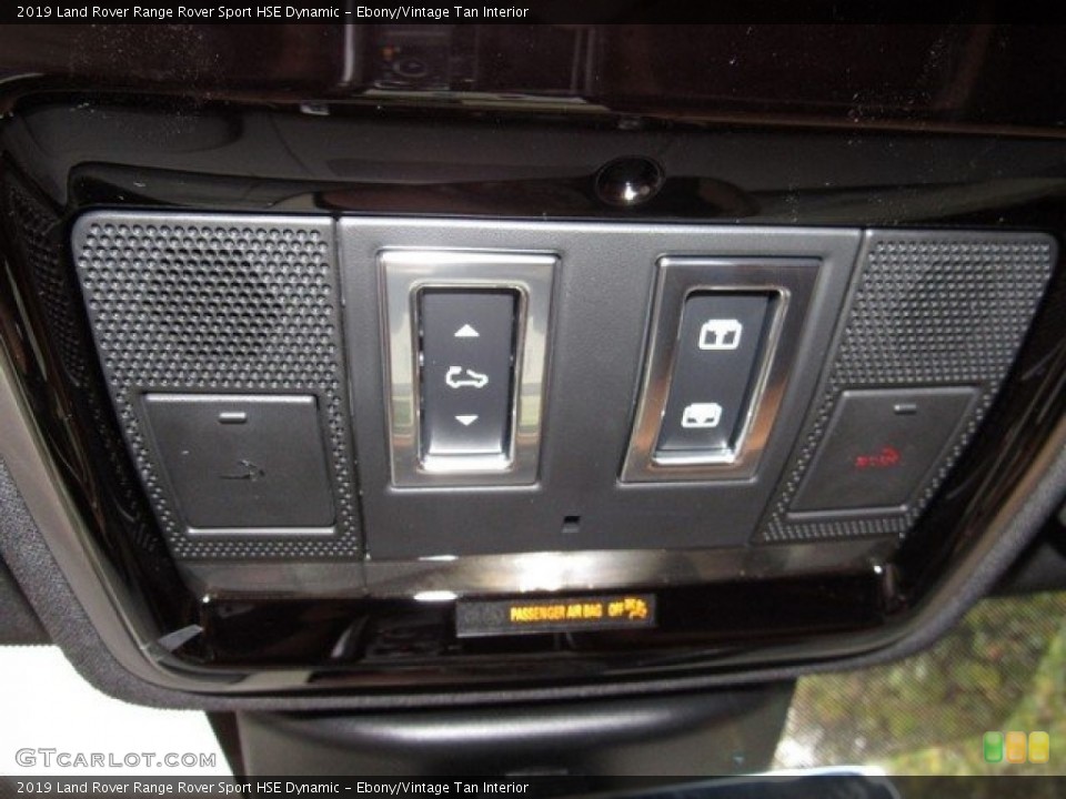 Ebony/Vintage Tan Interior Controls for the 2019 Land Rover Range Rover Sport HSE Dynamic #129929359