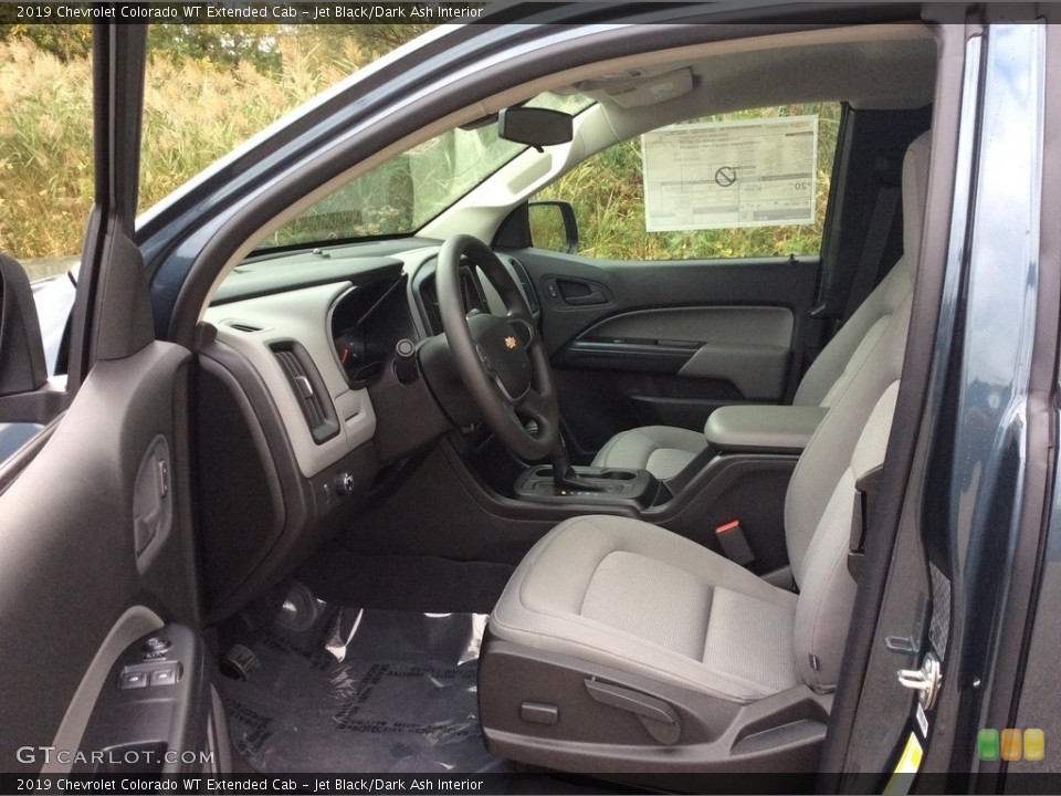 Jet Black/Dark Ash Interior Photo for the 2019 Chevrolet Colorado WT Extended Cab #129934354