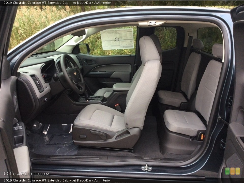 Jet Black/Dark Ash Interior Photo for the 2019 Chevrolet Colorado WT Extended Cab #129934609
