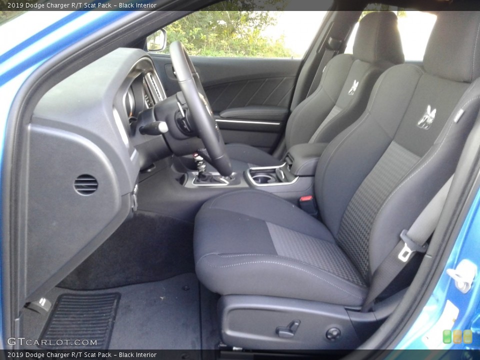 Black Interior Front Seat for the 2019 Dodge Charger R/T Scat Pack #129940982