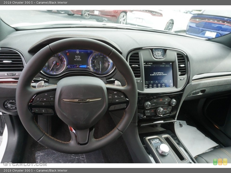 Caramel/Black Interior Dashboard for the 2019 Chrysler 300 S #129950671