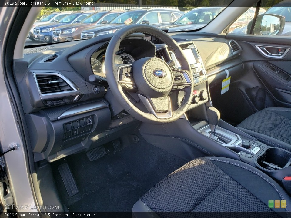 Black Interior Front Seat for the 2019 Subaru Forester 2.5i Premium #129953377