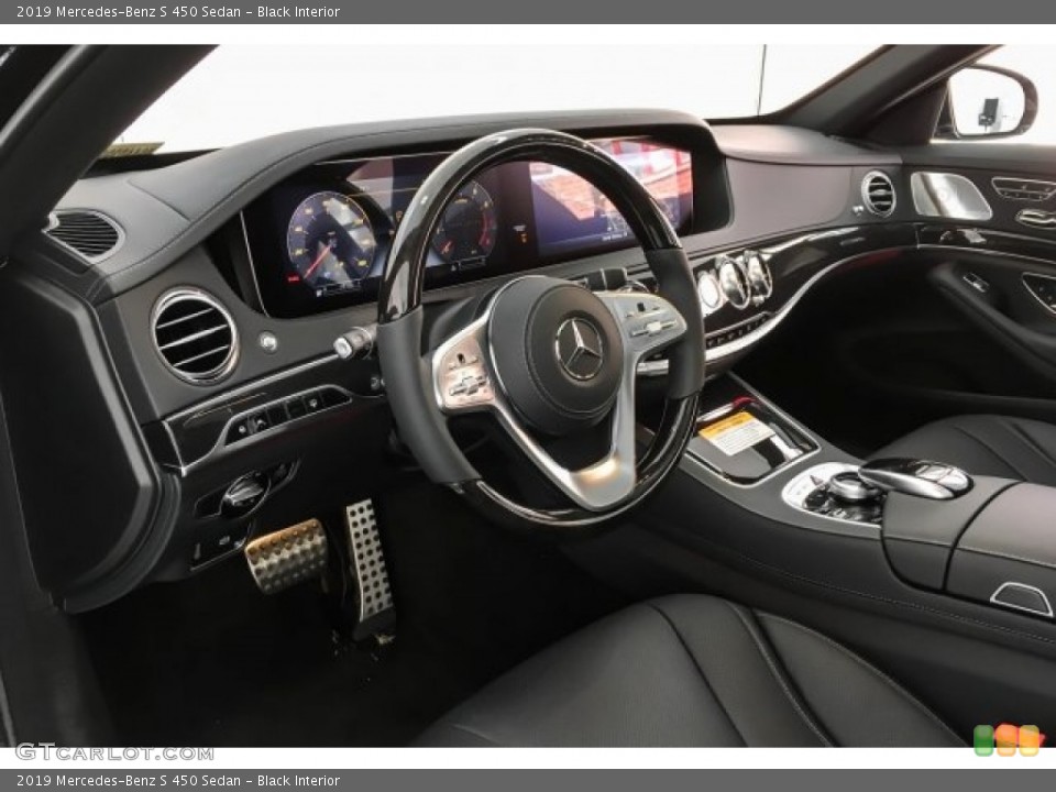 Black Interior Front Seat for the 2019 Mercedes-Benz S 450 Sedan #129958834