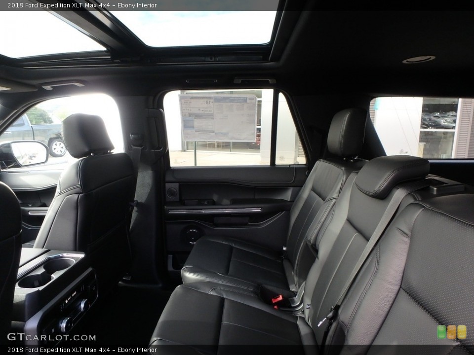 Ebony Interior Rear Seat for the 2018 Ford Expedition XLT Max 4x4 #129961294