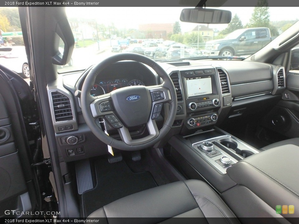 Ebony Interior Photo for the 2018 Ford Expedition XLT Max 4x4 #129961342
