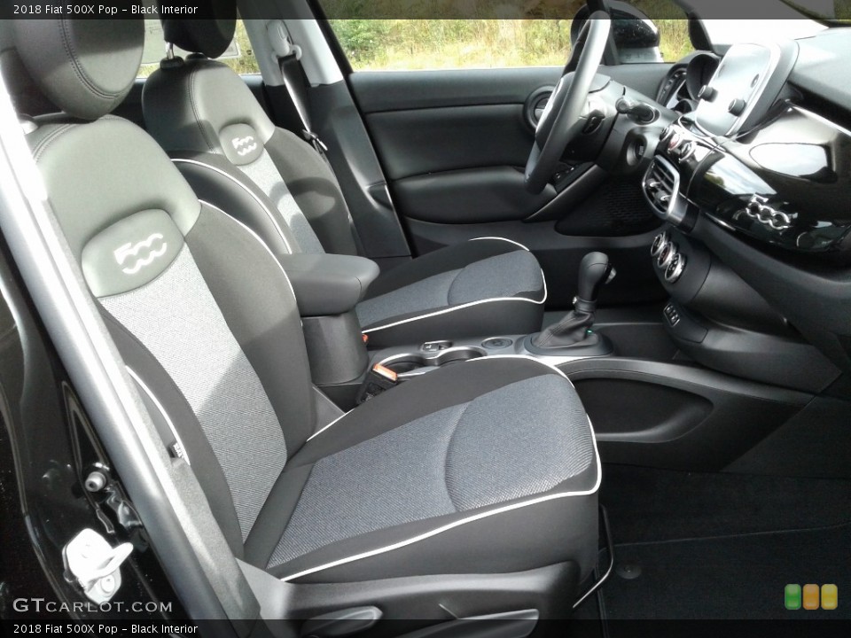 Black 2018 Fiat 500X Interiors