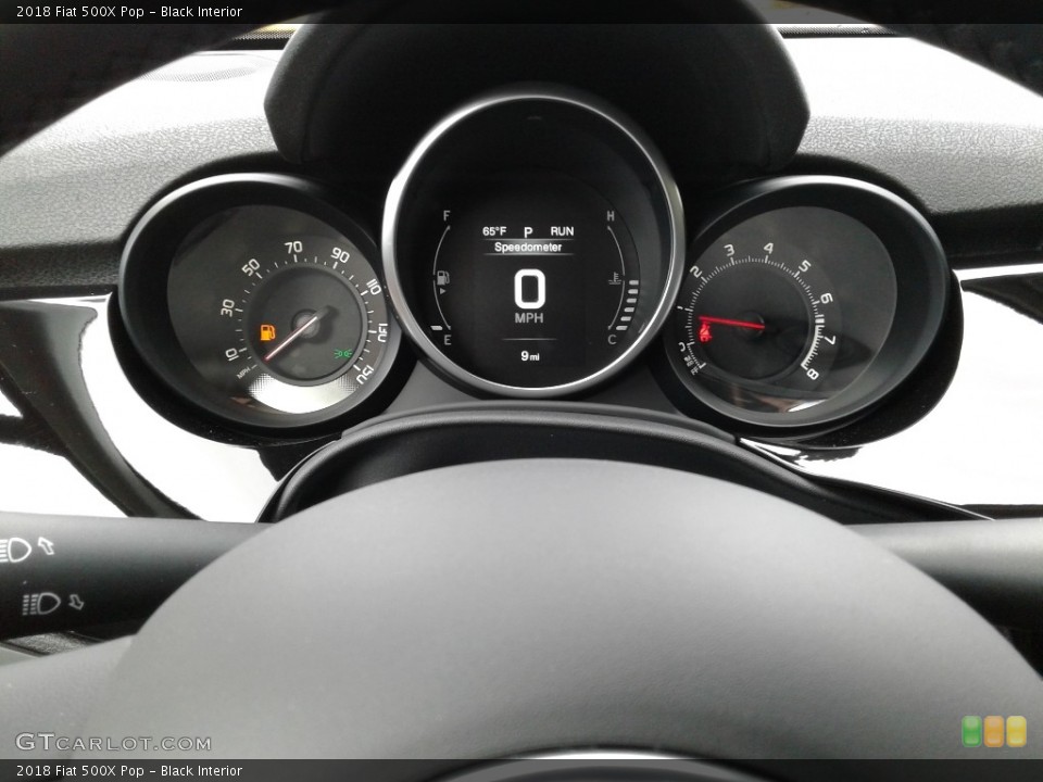 Black Interior Gauges for the 2018 Fiat 500X Pop #129964138