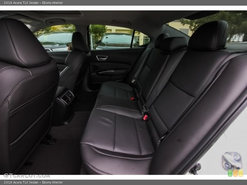 Ebony Interior Rear Seat for the 2019 Acura TLX Sedan #129965341
