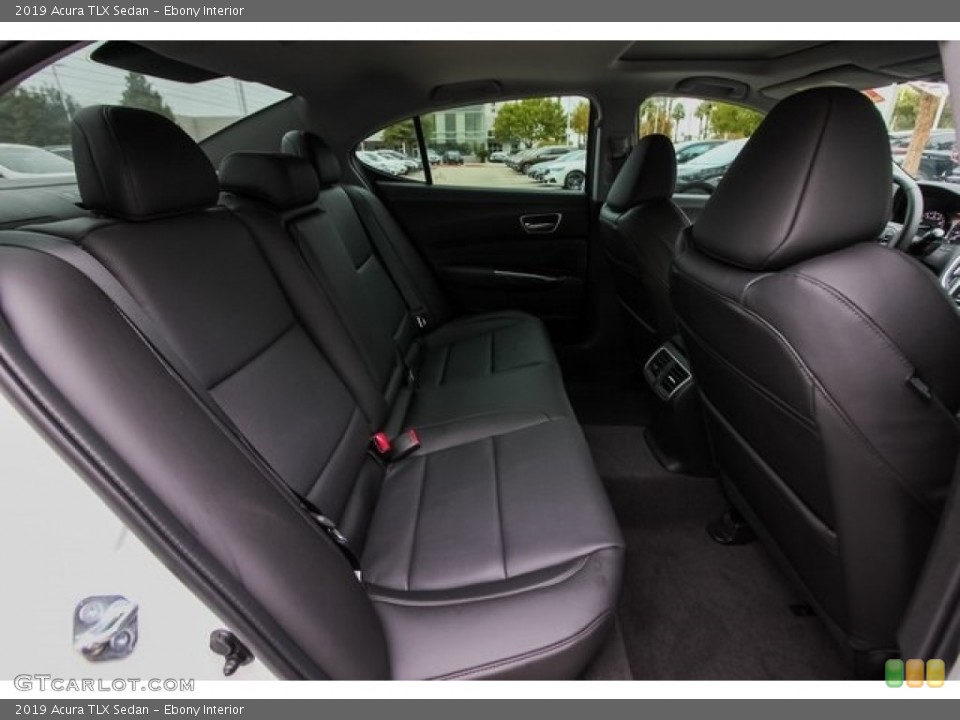 Ebony Interior Rear Seat for the 2019 Acura TLX Sedan #129965386