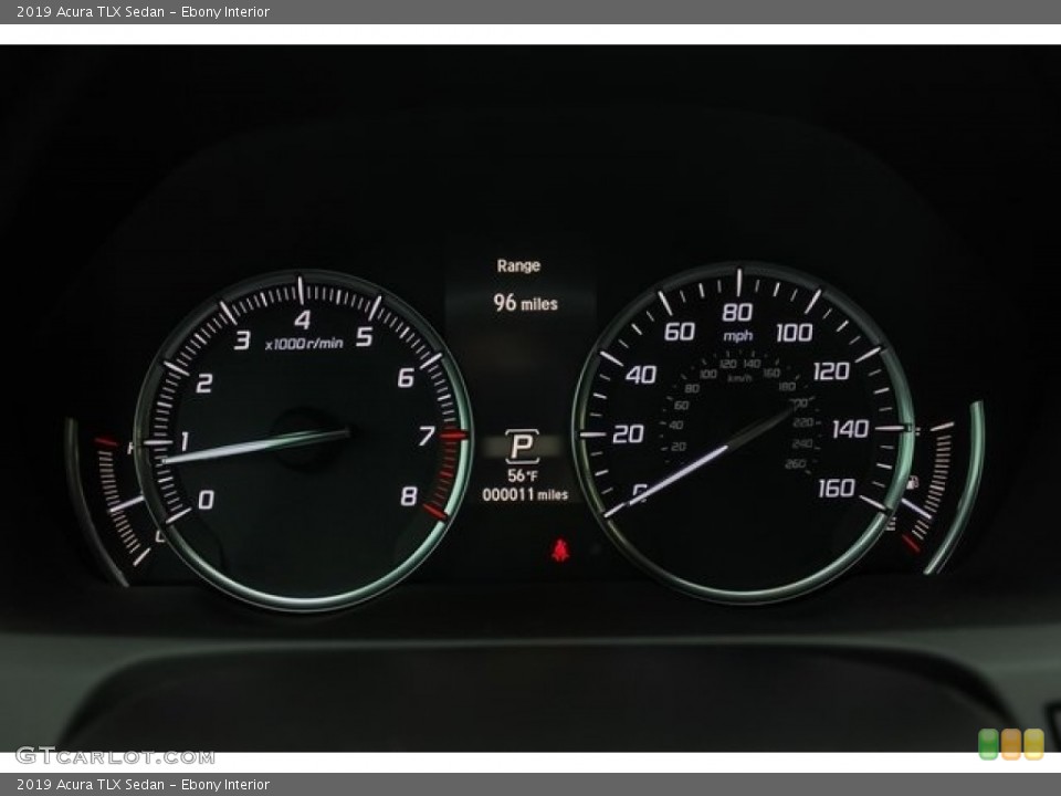 Ebony Interior Gauges for the 2019 Acura TLX Sedan #129965551