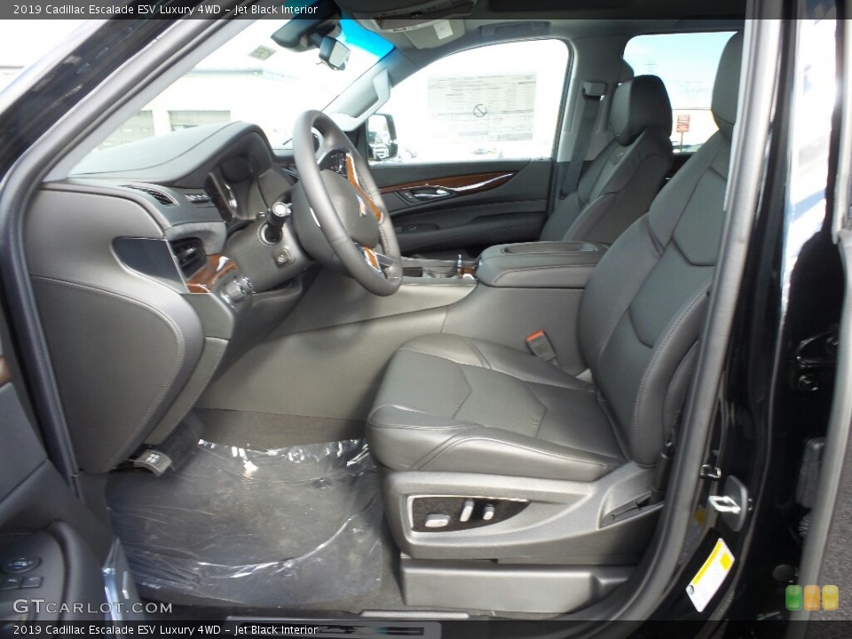 Jet Black Interior Photo for the 2019 Cadillac Escalade ESV Luxury 4WD #129969148