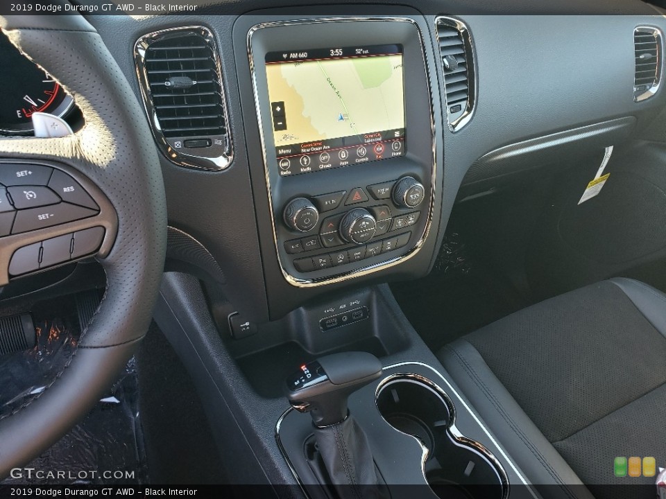 Black Interior Controls for the 2019 Dodge Durango GT AWD #129969901