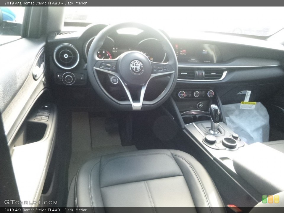 Black Interior Front Seat for the 2019 Alfa Romeo Stelvio Ti AWD #129970090