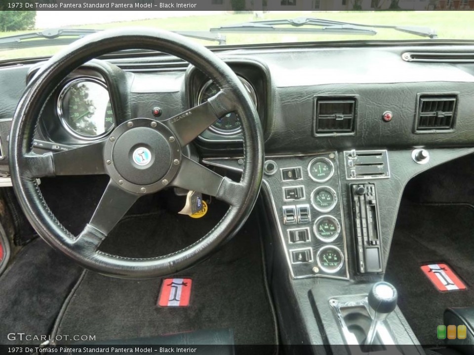 Black Interior Dashboard for the 1973 De Tomaso Pantera  #129971911