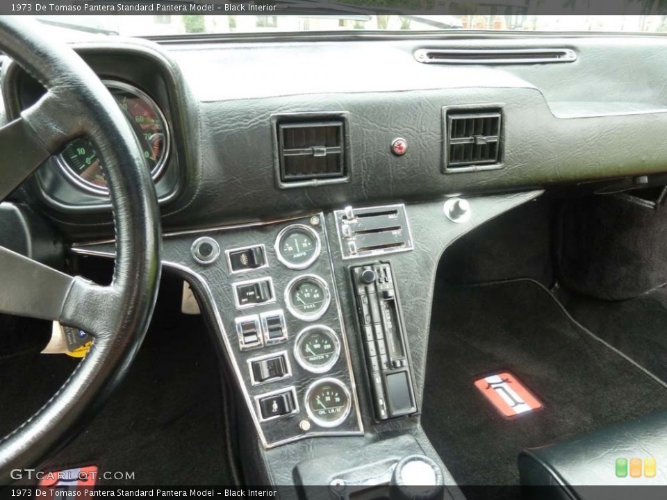 Black Interior Dashboard for the 1973 De Tomaso Pantera  #129971934