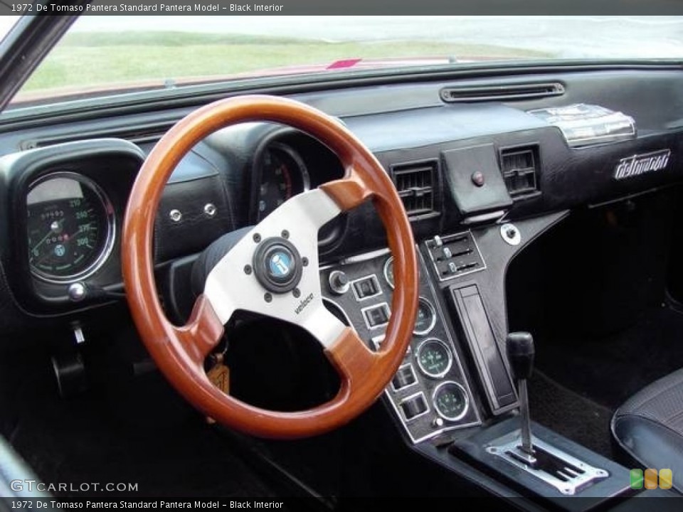 Black Interior Dashboard for the 1972 De Tomaso Pantera  #129972943