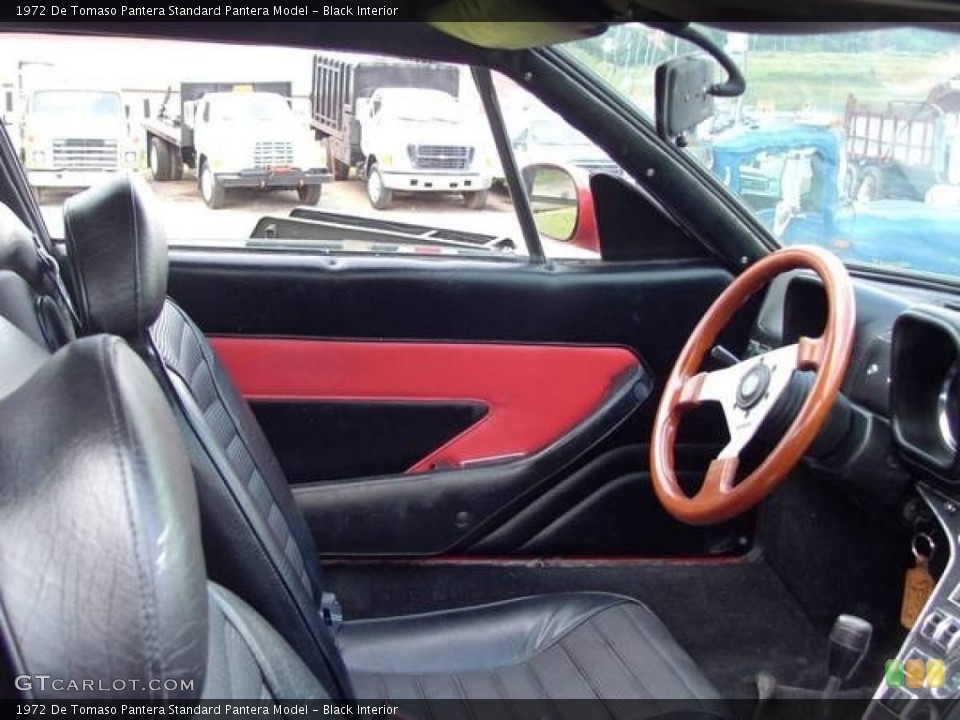 Black Interior Door Panel for the 1972 De Tomaso Pantera  #129972997