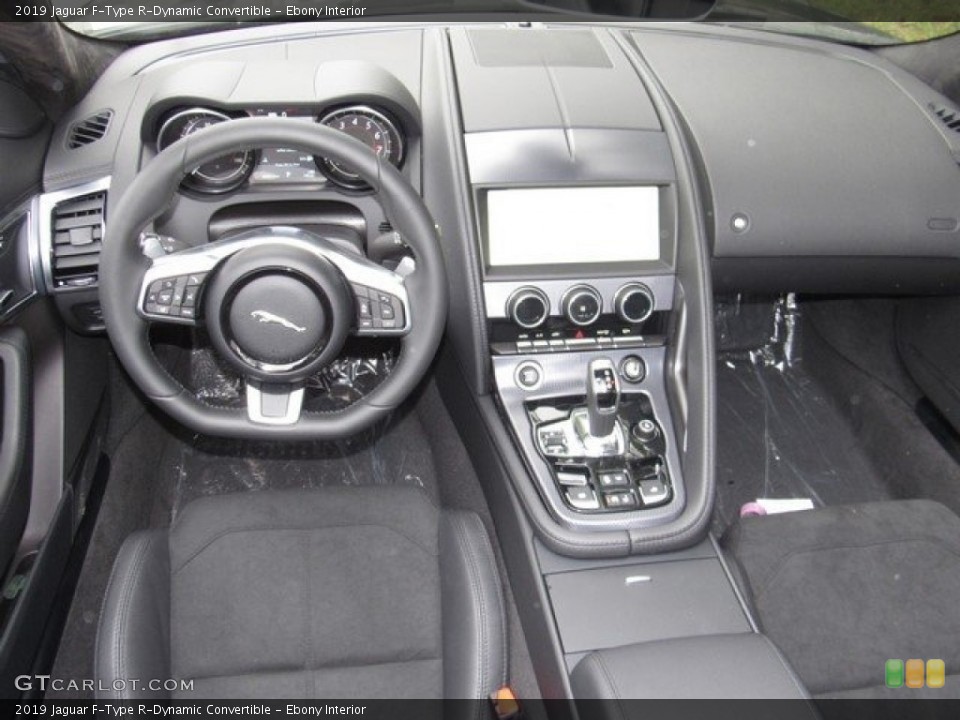 Ebony Interior Dashboard for the 2019 Jaguar F-Type R-Dynamic Convertible #129980894