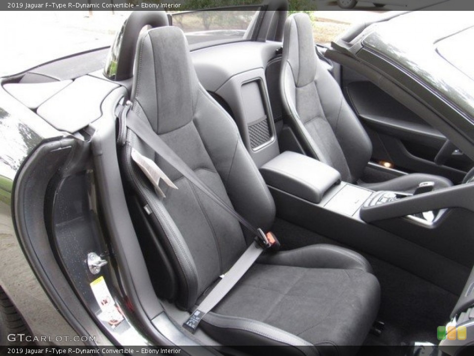 Ebony Interior Front Seat for the 2019 Jaguar F-Type R-Dynamic Convertible #129980917