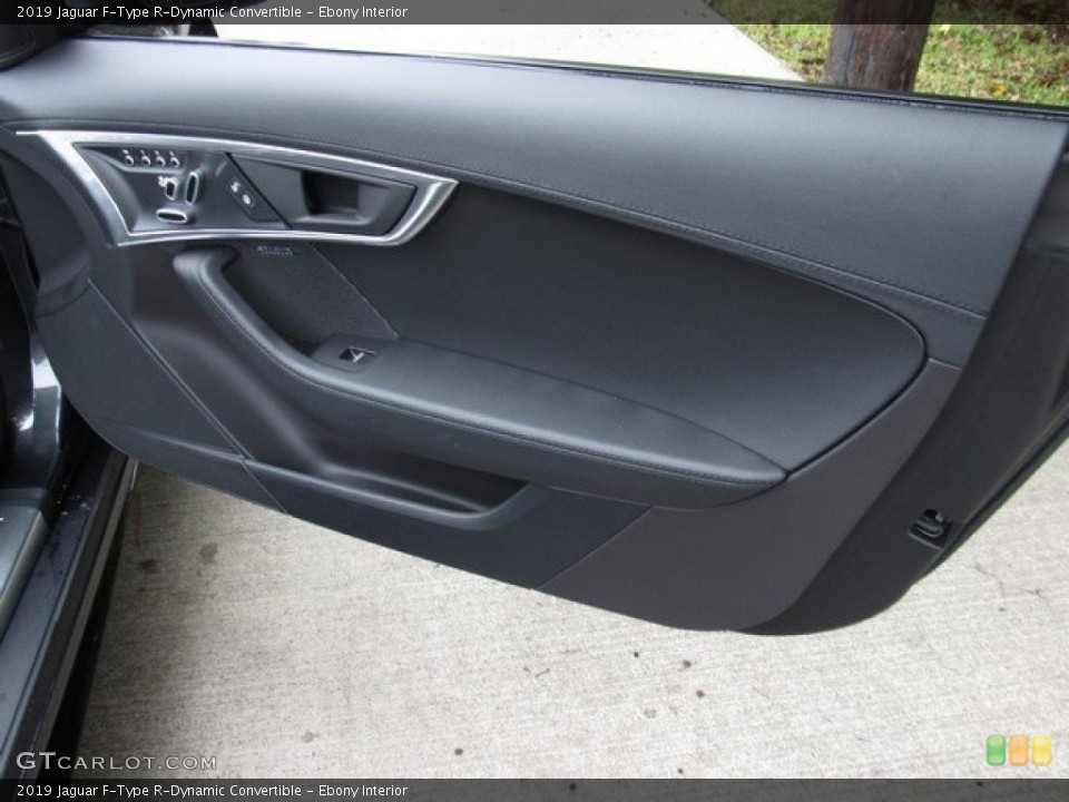 Ebony Interior Door Panel for the 2019 Jaguar F-Type R-Dynamic Convertible #129981115