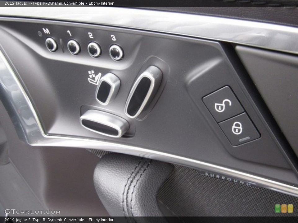 Ebony Interior Controls for the 2019 Jaguar F-Type R-Dynamic Convertible #129981129