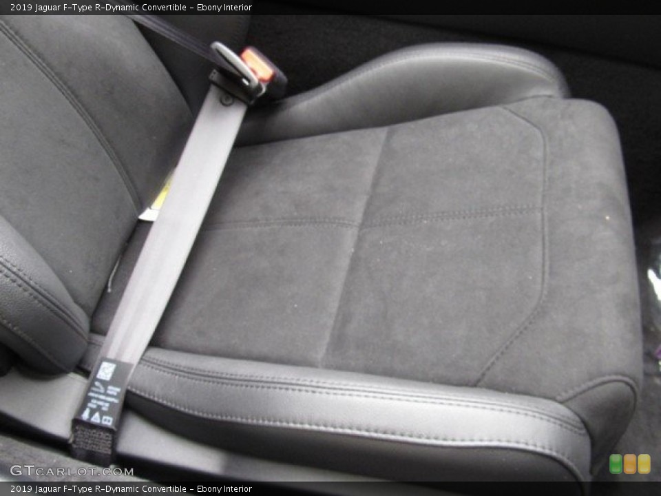 Ebony Interior Front Seat for the 2019 Jaguar F-Type R-Dynamic Convertible #129981148