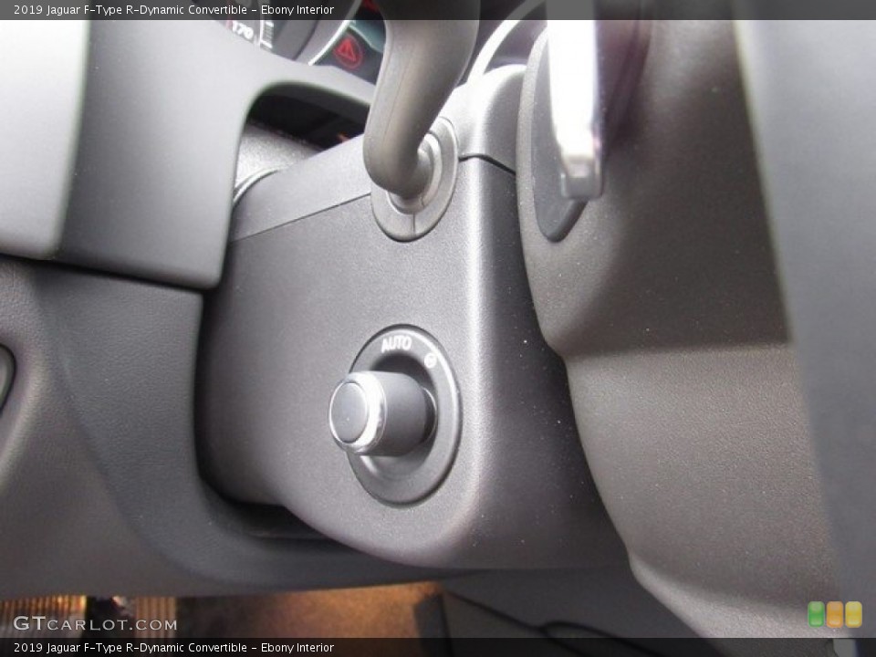 Ebony Interior Controls for the 2019 Jaguar F-Type R-Dynamic Convertible #129981277