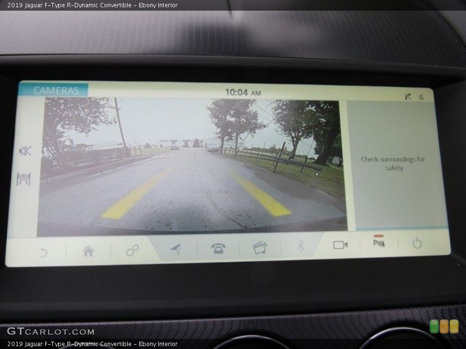 Ebony Interior Navigation for the 2019 Jaguar F-Type R-Dynamic Convertible #129981388