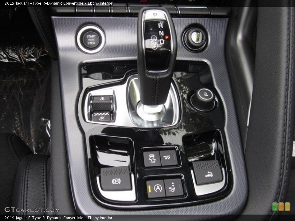 Ebony Interior Transmission for the 2019 Jaguar F-Type R-Dynamic Convertible #129981406